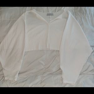 Urban Outfitters Cropped Oversize Long Sleeve